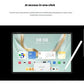 HUAWEI M-Pencil Pro next to a tablet displaying AI assistant activation. The smart button enables instant voice interaction and seamless integration with HarmonyOS features.
