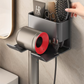Hair Dryer Storage Rack in bathroom