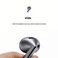 A demonstration of the simple and intuitive gesture controls on the Samsung Galaxy Buds3, showing how to slide a finger up or down the earbud stem to adjust the volume.
