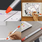 Four-panel collage showcasing the Logitech Crayon digital pencil in use: close-up on screen, hand drawing on iPad, coloring a detailed illustration, and resting beside an iPad. Highlights its versatility for education, creativity, and everyday note-taking.