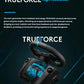  Cutaway view of Logitech G923 racing wheel showcasing TRUEFORCE high-resolution force feedback technology that refreshes 4,000 times per second for ultra-realistic racing feel.