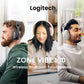 Lifestyle triptych featuring three people wearing the Zone Vibe 100 in graphite, rose, and off-white finishes, emphasizing style and versatility for work or play.