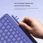 Demonstration of the pull-out telescopic magnetic strip on the Microsoft Surface Pro keyboard, allowing users to adjust the screen angle effortlessly with a gentle pull for optimal viewing and typing comfort.