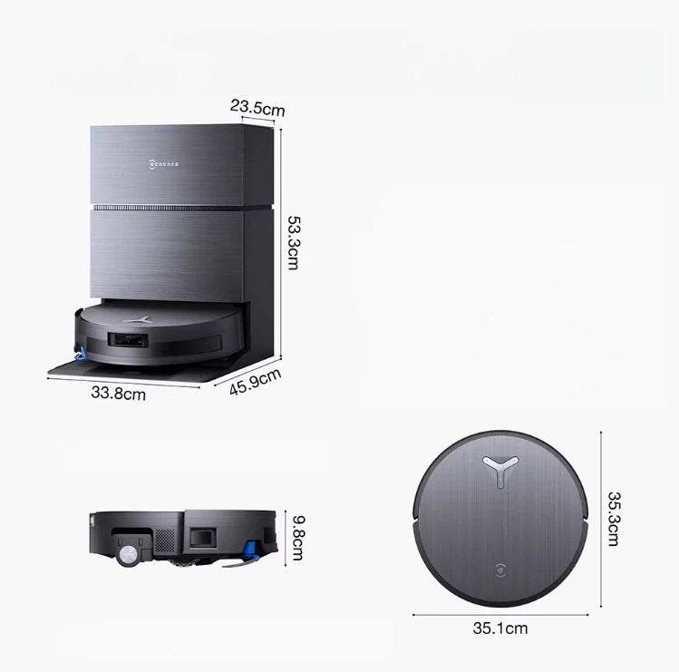 NEW ECOVACS X11  Omni Robotic Vacuum Cleaner Product Dimensions