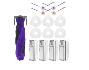 Narwal Robot Vacuum Accessory Kit for Freo X Ultra / Freo X Plus – includes main brush, side brushes, mop pads, and HEPA filters.