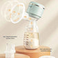 Diagram of October Crystal breast pump’s internal anti-backflow system: one-way flow airbag and gas-liquid separation suction valve prevent secondary pollution and protect the main unit