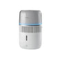 Philips 5000 Series NanoCloud humidifier front view in white, featuring LED indicator and sleek design for modern homes