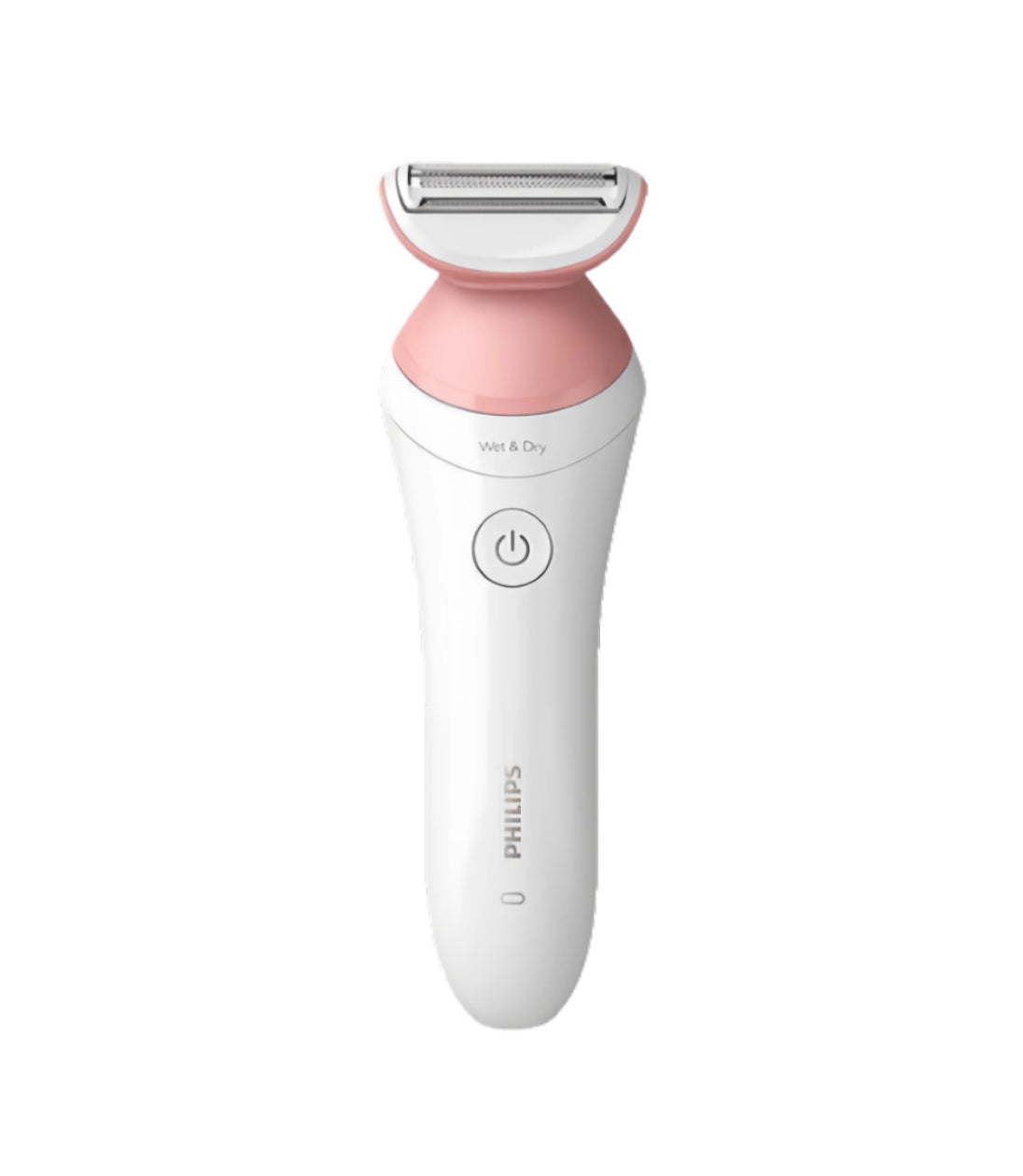  Philips BRL146 lady shaver isolated on white background, emphasizing its compact and ergonomic design.
