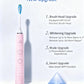  An overview of the "Star Diamond Pro" upgrades for the Philips Sonicare DiamondClean 9000, highlighting the enhanced smart brush head, superior whitening power, personalized modes, and new smart app functions.