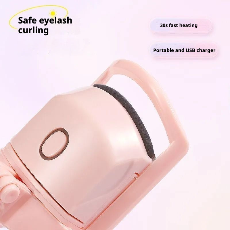 Pink eyelash curler head 