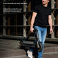 A man easily carrying the lightweight Segway MAX G2 electric scooter after using its convenient 3-second folding mechanism, demonstrating its portability.