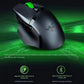 The Razer Basilisk V3 X wireless gaming mouse offers dual-mode connectivity: up to 285 hours of battery life with HyperSpeed wireless and 535 hours via Bluetooth Low Energy. Ideal for gamers who need reliable, long-lasting performance without frequent charging.