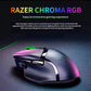 The Razer Basilisk V3 X gaming mouse features Razer Chroma RGB lighting with over 16.8 million colors and dynamic effects. Compatible with Razer Synapse 3, it syncs with more than 150 games for an immersive, personalized gaming experience.
