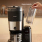 Philips HD7900 coffee machine with its bean hopper and water tank removed, demonstrating easy cleaning and maintenance