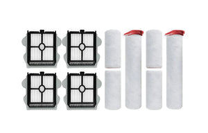 Roborock Dyad Dyad Pro Vacuum Accessory Kit – includes 4 HEPA filters and 4 soft roller brushes.