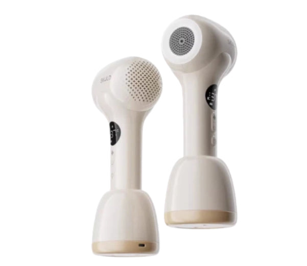 SKULD baby hair dryer digital screen shows real-time wind temperature (37°C); no need to guess or test manually—ideal for infant skin safety