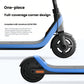 Close-up shots of the Segway C2 Lite's one-piece, full-coverage corner design, which is compliant with American ASTM F963 safety standards to prevent bumps and scratches.