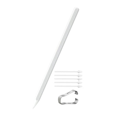 Complete Samsung Galaxy Tab S11 S Pen stylus kit featuring the main stylus, five spare tips, and a metal clip. Designed for long-term use, precision writing, and easy attachment to your tablet.