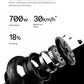 An exploded view of the Segway F2's high-efficiency brushless motor, detailing its 700W peak power, 30km/h speed capability, and 18% hill-climbing strength.