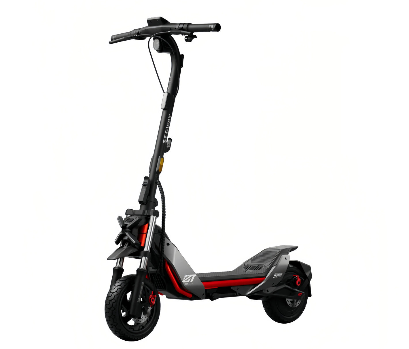 A full product image of the rugged Segway ZT3 Pro All-Terrain Electric KickScooter on a clean white background
