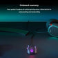 The SteelSeries Rival 5 gaming mouse placed on a dark desk next to a matching RGB keyboard and gaming headset. The mouse features pixel-perfect TrueMove Air optical sensor with water and dust barrier protection, ideal for long gaming sessions in any environment.