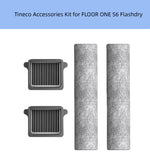 Tineco FLOOR ONE S6 Flashdry Accessories Kit – Includes 2 Grey Microfiber Mopping Pads and 2 HEPA Filters
