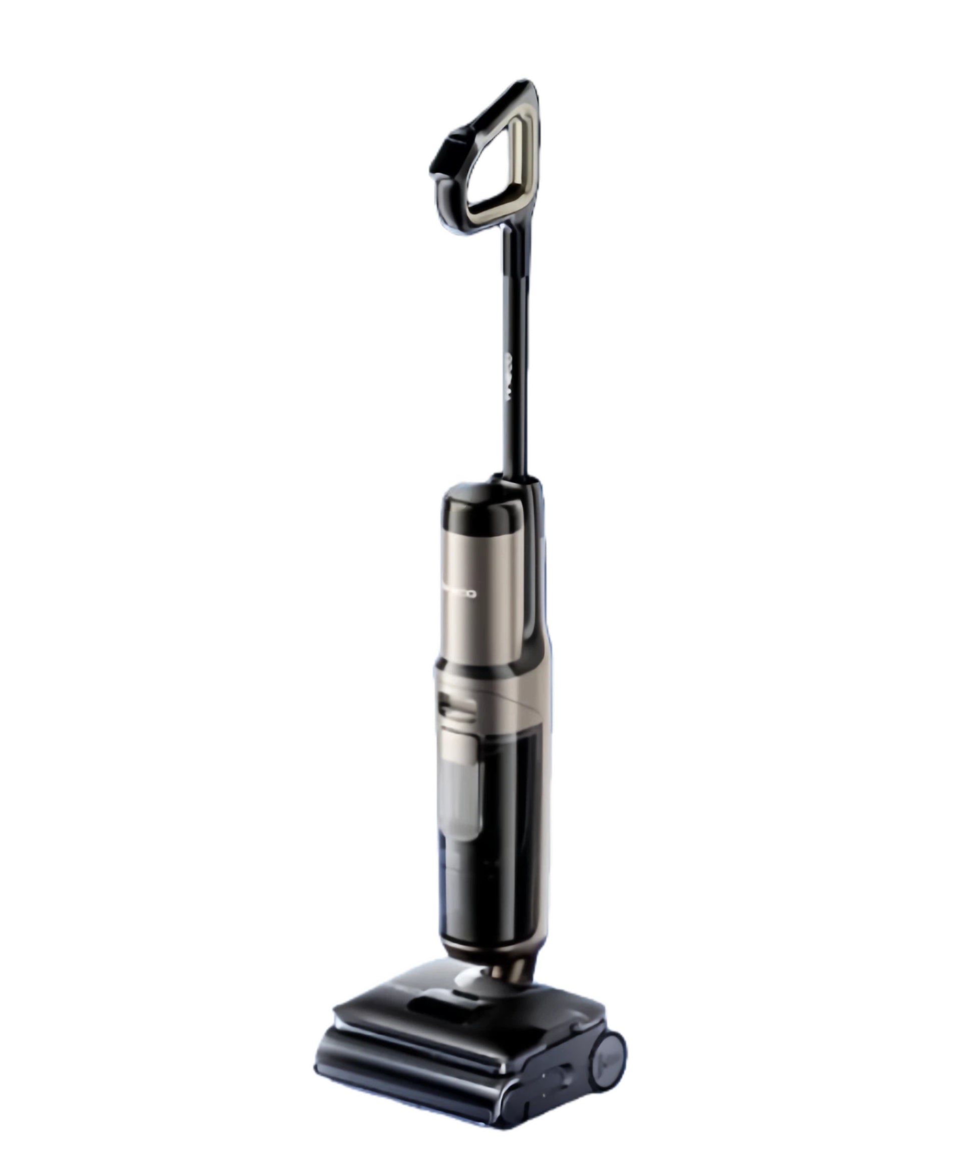 A studio product shot of the Tineco FLOOR ONE S7 Stretch SteamFree, a cordless wet dry vacuum, showcasing its modern silver and black design.