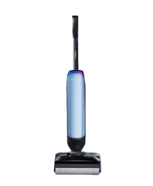 Front view of the sleek and modern Tineco FLOOR ONE S9 Artist Pro wet dry vacuum, showcasing its design inspired by the Aurora Borealis