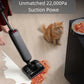 The Tineco FLOOR ONE S9 Artist Pro effortlessly cleaning up spilled milk and sauce, showcasing its powerful 22,000Pa suction for both wet and dry messes on hard floors.