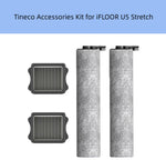 Tineco iFLOOR U5 Stretch Accessories Kit – 2 Grey Microfiber Mopping Pads and 2 Black HEPA Filters for Robot Mop