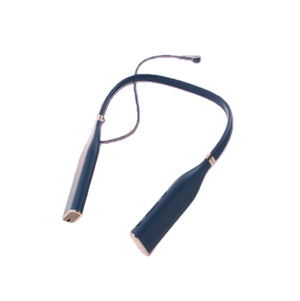 VITURE One Neckband laid out with attached USB-C cable, ready to connect to XR glasses or mobile devices.