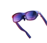 VITURE Pro XR smart glasses featuring a sleek purple gradient frame and anti-glare lenses – advanced augmented reality eyewear for immersive gaming, video streaming, and spatial computing