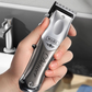 Wahl Launch Hair Clipper held in a hand, demonstrating its ergonomic design and size.