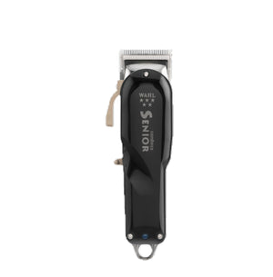 Wahl Professional 5-Star Series Cordless Senior Clipper, showcasing its sleek design and features.