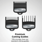 Wahl Senior Clipper's premium cutting guides, 70% stronger than standard guides for precise cutting.