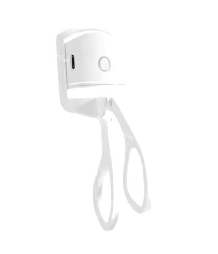 White electric eyelash curler