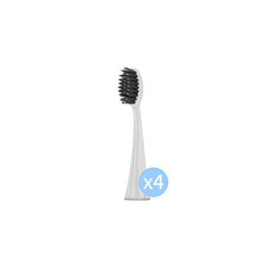 Four white Ordo Sonic replacement toothbrush heads