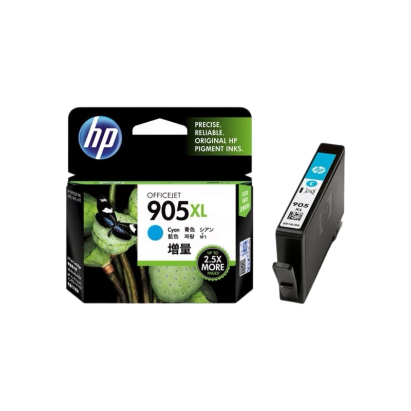 HP 905XL Genuine Cyan High Yield Inkjet Cartridge T6M05AA