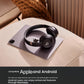 Black Beats Solo 4 headphones resting on an iPad to highlight seamless compatibility with both Apple and Android devices for easy pairing and enhanced features.