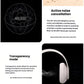Infographic detailing the technology behind Beats Studio Pro's all-around adaptive Active Noise Cancellation and its seamless Transparency Mode.