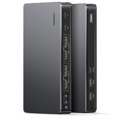 UGREEN DisplayLink Docking Station with Dual 4K@60Hz HDMI and DisplayPort