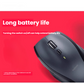 Logitech M705 mouse showing programmable side buttons