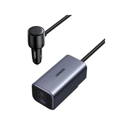 UGREEN 35027 150W car charger and four-port extension unit