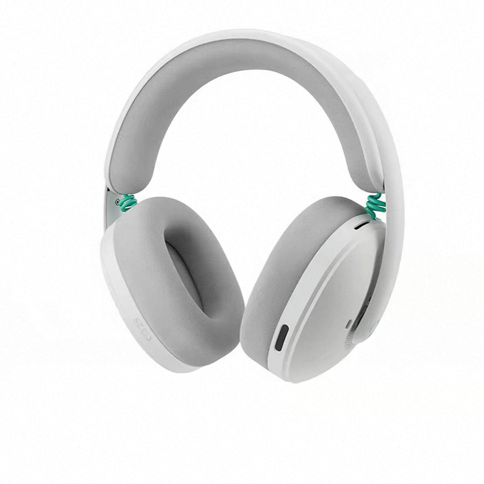 Logitech G325 LIGHTSPEED gaming headset white colourway front view