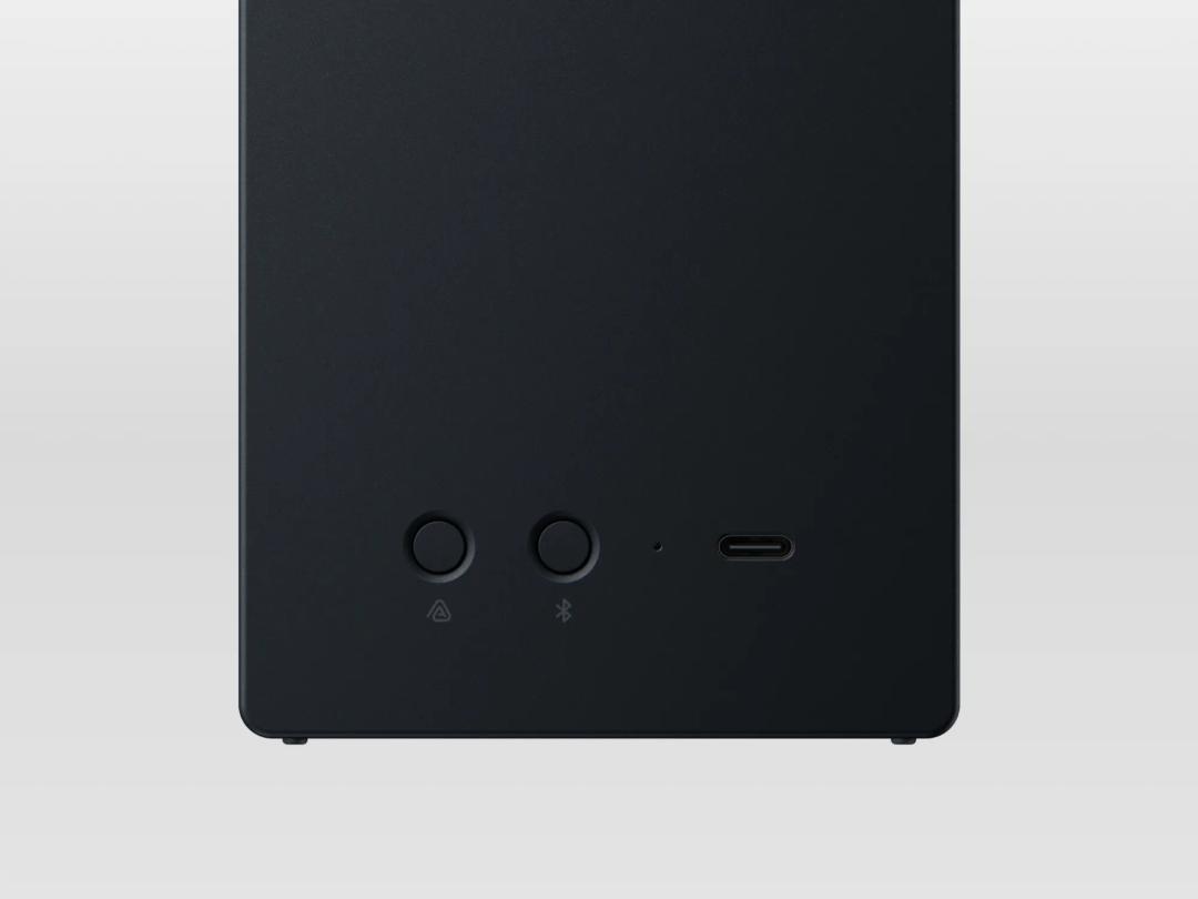 CMF Speaker M rear controls and USB-C connection