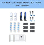 ECOVACS DEEBOT T90 Pro OMNI half year accessories kit 6x HEPA filters 3x mop rolls brushes and bags