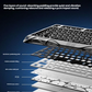 GravaStar Mercury V75 HE dual-zone RGB lighting with side ambient lights