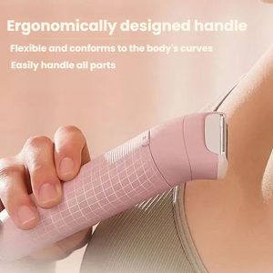 Philips Lady Shaver Series 6000 ergonomic S-shaped handle following body curves