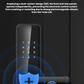 Philips DDL603E-5HWS smart lever lock — emergency Micro-USB power port detail