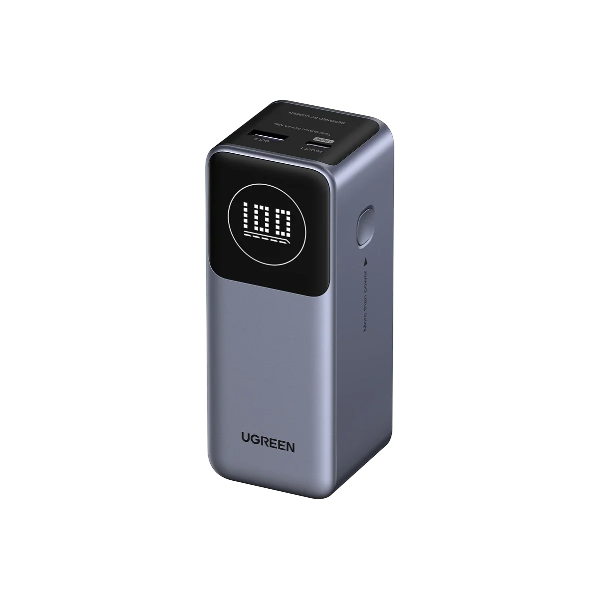 UGREEN Nexode 35526 12,000mAh power bank front view